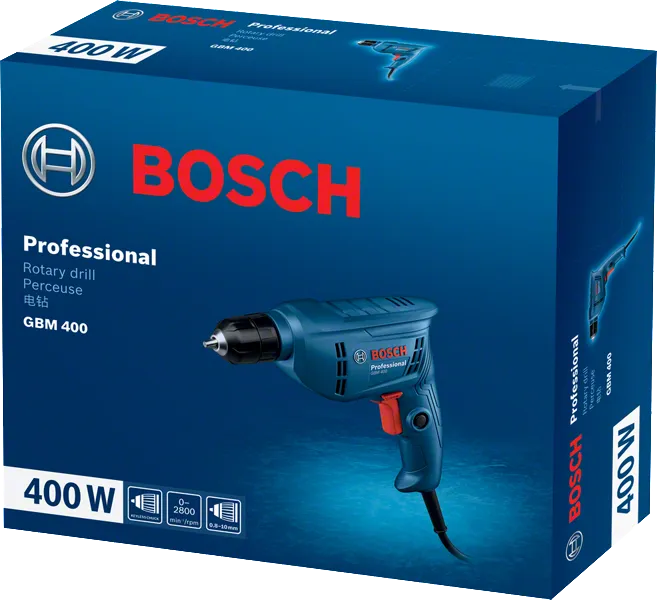 Bosch Professional GBM 400 – 400W Rotary Drill Machine - Image 2
